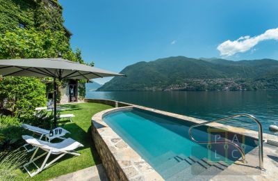 Historic property for sale Brienno, Lombardy:  Garden and Pool