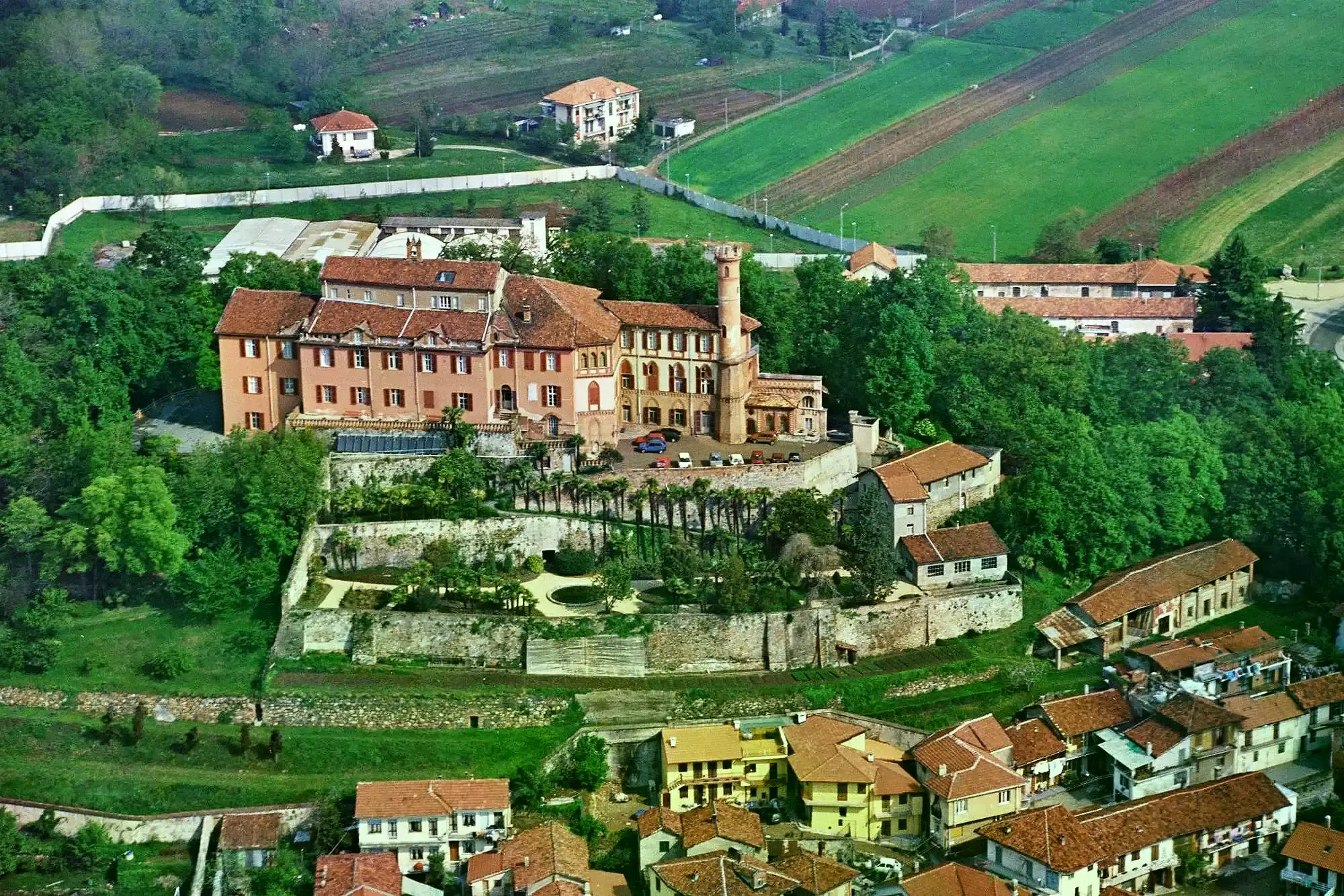 トリノ近郊・北イタリアにある城館の外観
