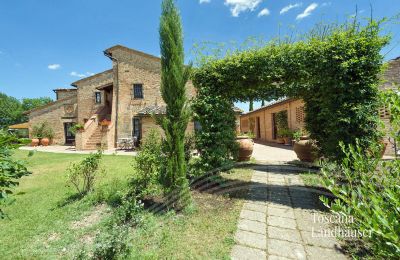 Country House for sale Asciano, Tuscany:  RIF 2992 Weg zu Gebäuden