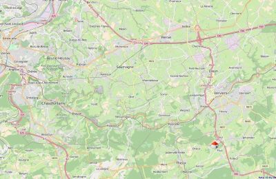 Castle for sale Fays, Wallonia, Lageplan