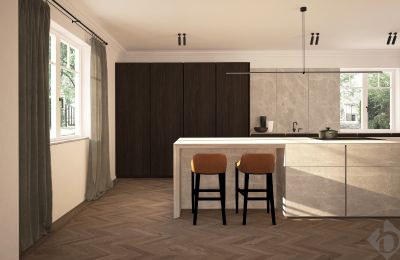 Historic villa for sale 5020 Salzburg, , ©Steininger: Rendering Küche