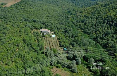 Country House for sale Gaiole in Chianti, Tuscany:  RIF 3003 Vogelperspektive