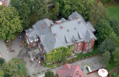 Historic Villa for sale Kudowa-Zdrój, Zdrojowa 36, Lower Silesia,, Drone view