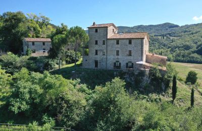 Country home for sale 06014 Montone, Umbria, Drone view