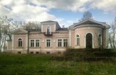 Manor House for sale Lubiatów, Dwór w Lubiatowie, Łódź Voivodeship:  Back view