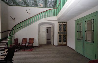 Castle for sale Przybysław, West Pomerania, Entrance Hall