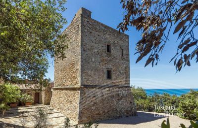 Historical tower for sale Talamone, Tuscany:  