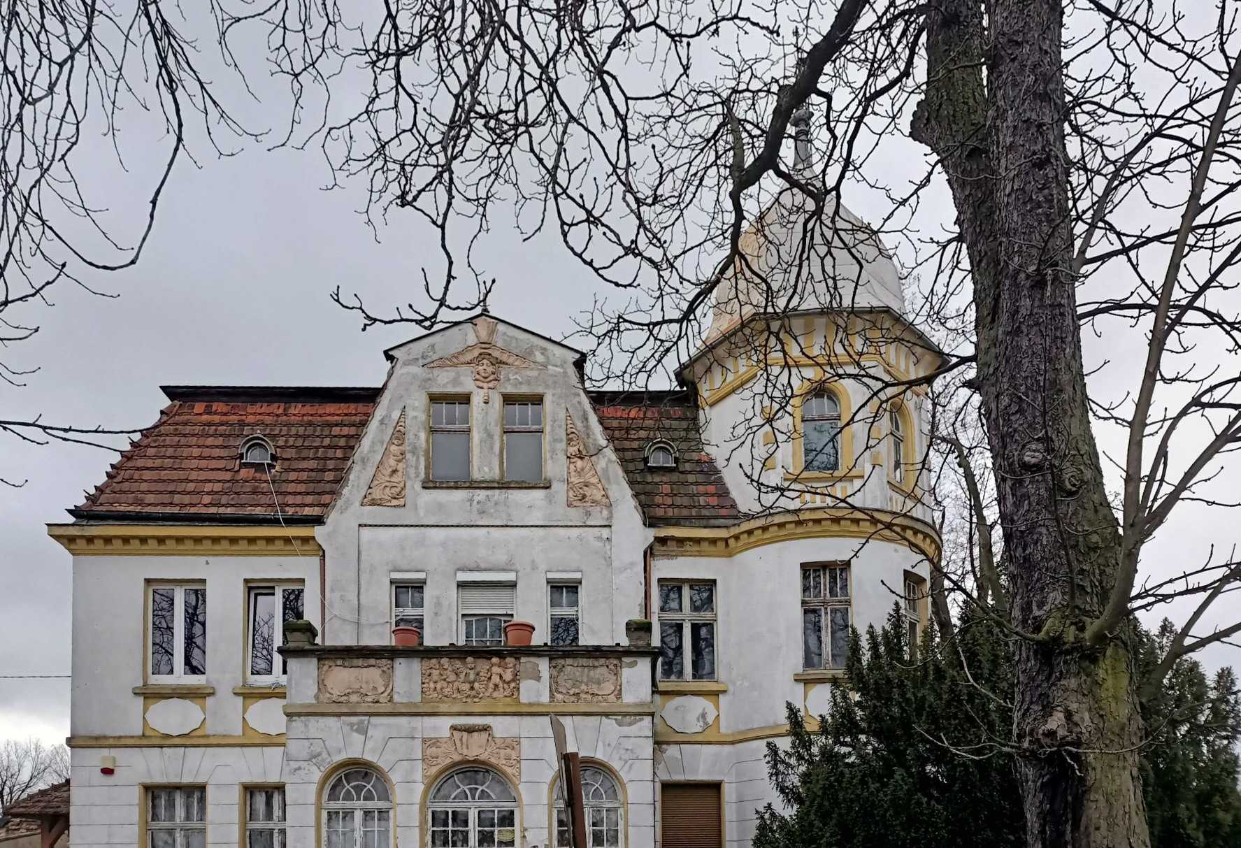 Historic Villa for sale Tuplice, Lubusz Voivodeship:  Front view