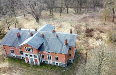 Manor House for sale Bolkowice, West Pomerania, Drone view