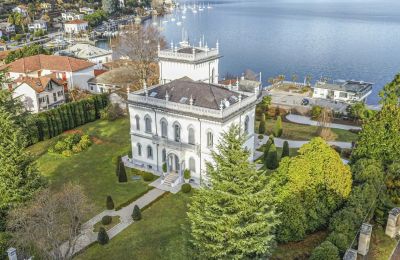 Historic Villa for sale 28040 Lesa, Piemont, Drone view