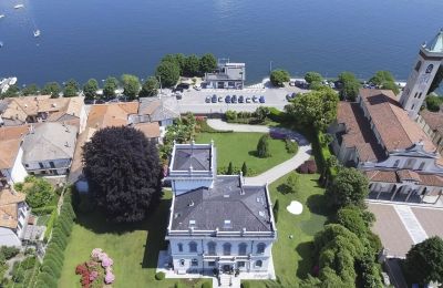 Historic Villa for sale 28040 Lesa, Piemont, Drone view