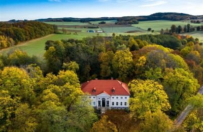 Castle for sale Sławnikowice, Lower Silesian Voivodeship:  Drone