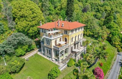 Historic Villa for sale 28823 Ghiffa, Villa Volpi, Piemont, Drone view