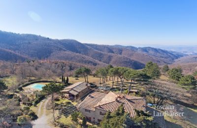 Country House for sale Gaiole in Chianti, Tuscany:  RIF 3041 Vogelperspektive