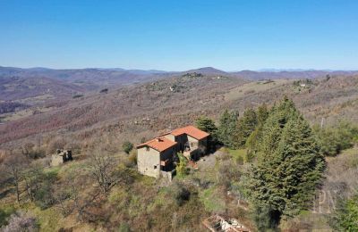 Country home for sale 06019 Preggio, Umbria, Drone view