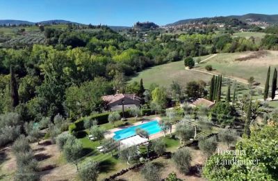 Country House for sale Chianciano Terme, Tuscany:  RIF 3061 Pool und Haus