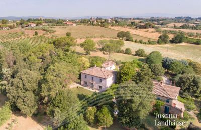 Historic Villa for sale Foiano della Chiana, Tuscany:  Drone