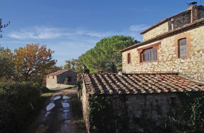Country House for sale Gaiole in Chianti, Tuscany:  RIF 3073 Haupthaus und Nebgengebäude