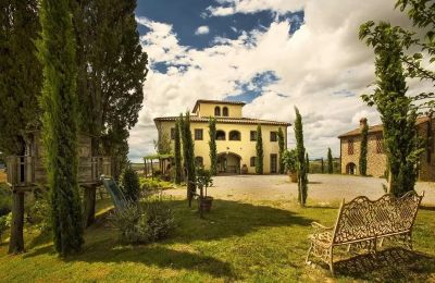 Historic Villa for sale Montaione, Tuscany:  Front view