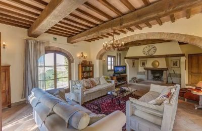 Historic Villa for sale Montaione, Tuscany:  Living Area