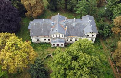 Manor house for sale Stradzewo, Pałac w Stradzewie, West Pomerania, Drone view