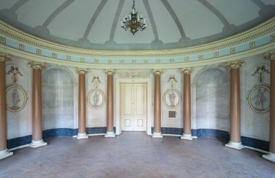 Castle for sale Bożków, Palac Wilelma von Magnis 1, Lower Silesia, Oval hall