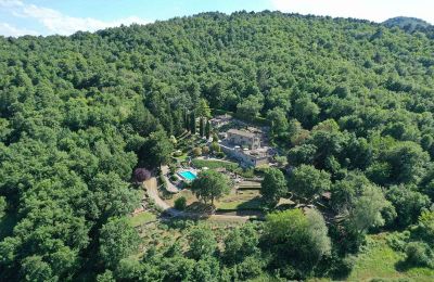 Country home for sale 06019 Spedalicchio, Umbria, Drone view