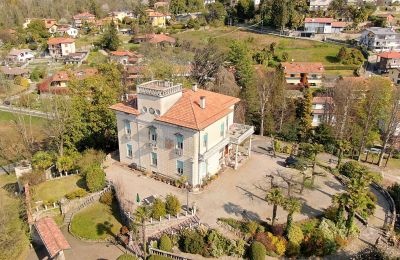 Historic Villa for sale Verbania, Piemont, Drone view