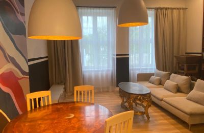 Castle Apartment for sale Lubiechowo, Pałac w Lubiechowie, West Pomerania, Widok na salon 