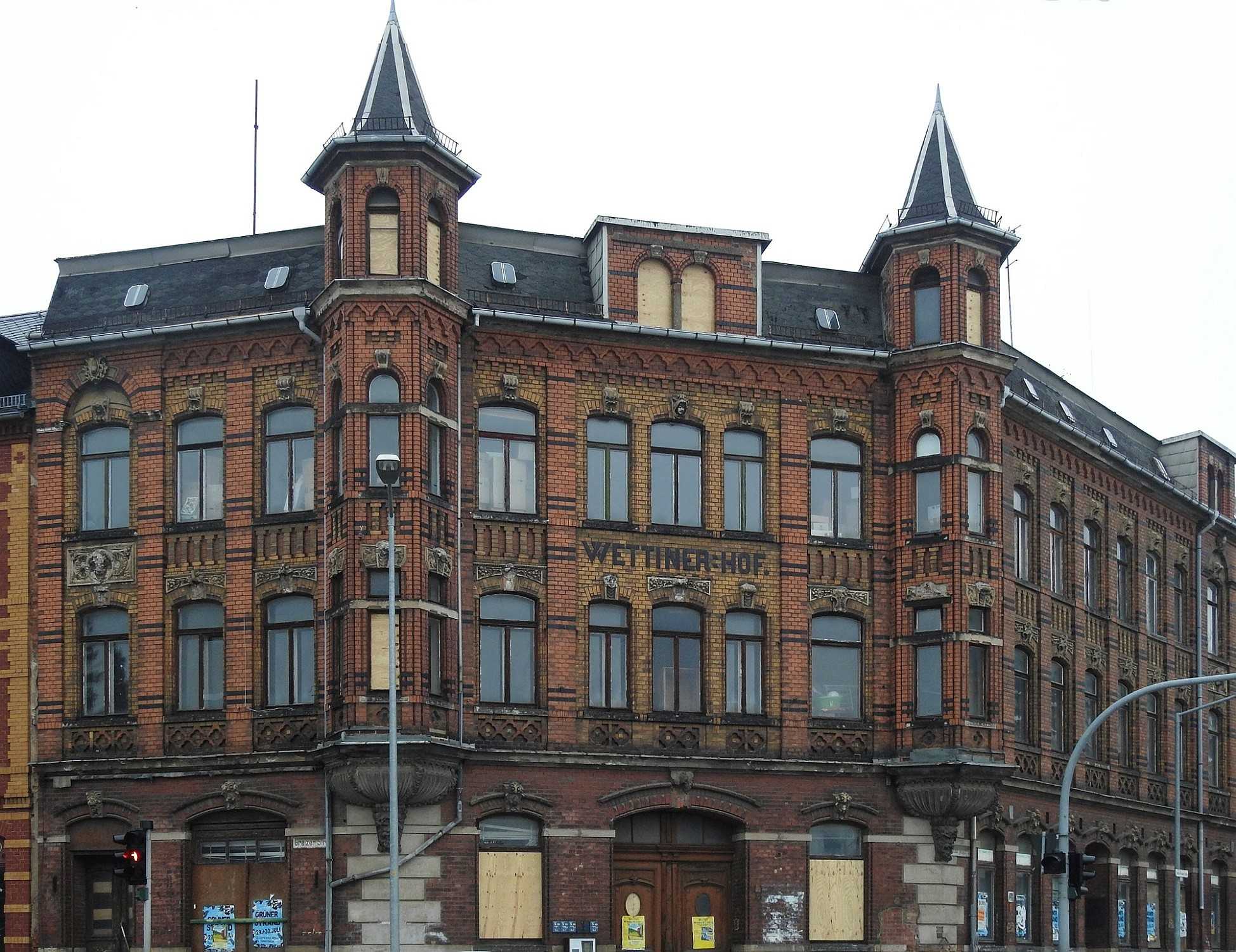 Photos Historical monument in Reichenbach/Vogtland: Former Hotel Wettiner Hof