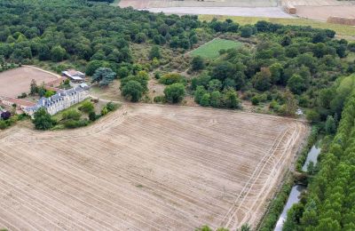 Castle for sale Loudun, New Aquitaine, Drone view