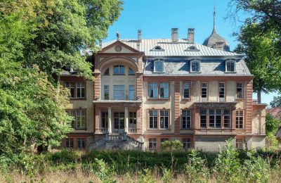 Character Properties, Castle in Brzeźnica, border Poland-Germany