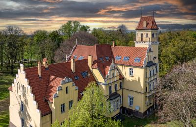 Castle for sale Ornontowice, Zamkowa, Silesia, Drone view