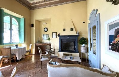 Historic Villa for sale Bee, Piemont, Kamin