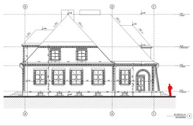 Historic Villa for sale Piaski, Wolności 19, Łódź Region, Visualization