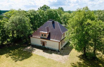 Historic Villa for sale Piaski, Wolności 19, Łódź Region, Drone view