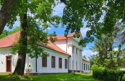 Manor House for sale Rożnów, Dwór w Rożnowie, Lesser Poland, Side view