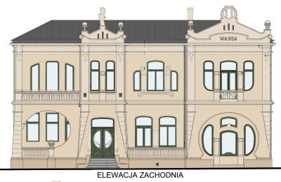 Historic Villa for sale Piotrków Trybunalski, Jarosława Dąbrowskiego 14, Łódź Region, Visualization