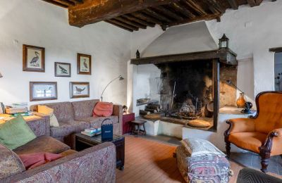 Country home for sale Castellina in Chianti, Tuscany, Fireplace