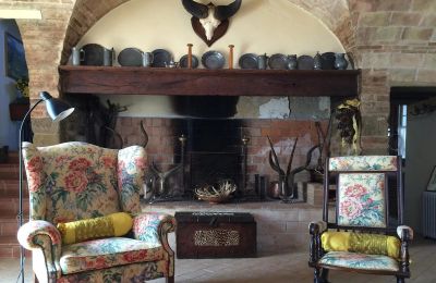 Country home for sale Montecatini Val di Cecina, Tuscany, Fireplace
