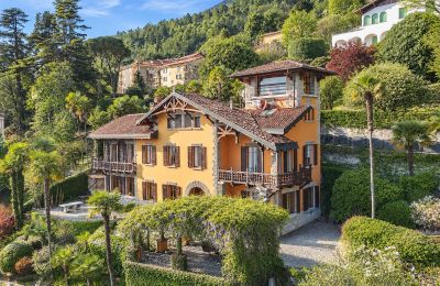Historic estates, Historic Lake Maggiore residence in Ghiffa with park and lake view
