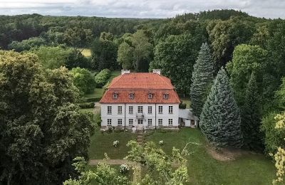 Manor House for sale Dawidy, Dwór w Dawidach, Warmia-Masuria, Drone view