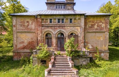 Manor House for sale Parsko, Pałac w Parsku, Greater Poland, Back view