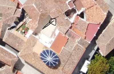 Urban palace for sale Chinchilla de Monte-Aragón, Calle Doctor Daudén  2, Castile-La Mancha, aerial view