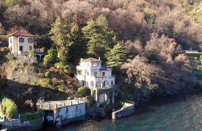 Historic Villa for sale Laglio, Lombardy, Drone view