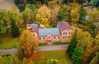Manor House for sale Virķēni, Virķēnu muiža, Vidzeme, Drone view