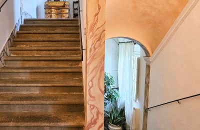 Historic Villa for sale Montecalvoli, Tuscany, Staircase