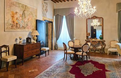 Historic Villa for sale Montecalvoli, Tuscany, Drawing room