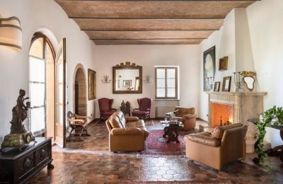 Historic Villa for sale Torrenieri, Tuscany, Living Area