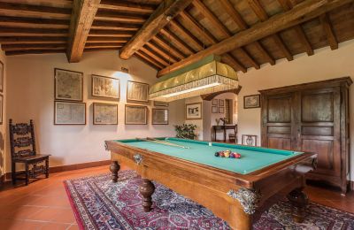 Country home for sale Pistoia, Tuscany, Billiard room